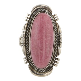 Paul Livingston Navajo Rhodonite Ring
