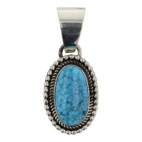 Mary Ellen Peace Sioux Tribe Kingman Turquoise Pendant