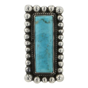 Harold Joe Navajo Kingman Turquoise Ring