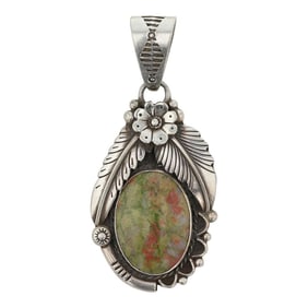 Albert J. Platero Navajo Agate Pendant