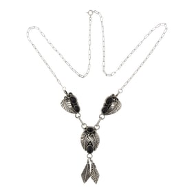 Navajo Black Onyx Necklace