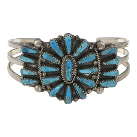 Tommy Lowe Nacozari Turquoise Cluster Bracelet