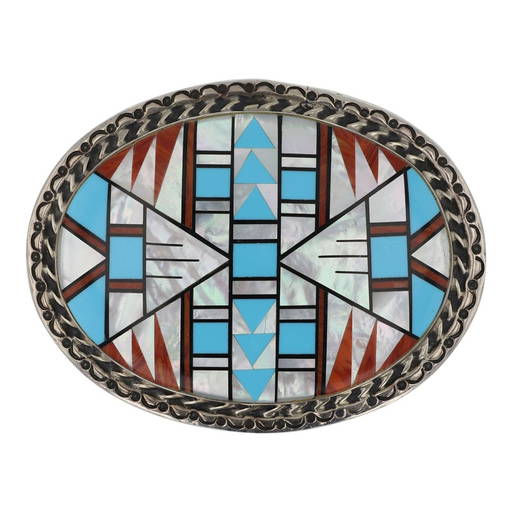 Roaringbear Vintage Native American Zuni Turquoise Sterling Silver Ring Roaringbear Vintage Native American Zuni Turquoise Sterling Silver Ring