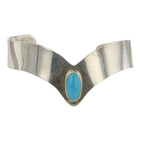 Desbah Begay Navajo Sleeping Beauty Turquoise Cuff Bracelet