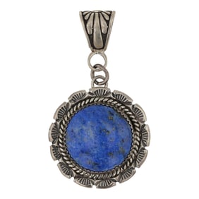 Vintage Navajo Lapis Pendant