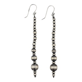 Navajo Oxidized Beads Earrings