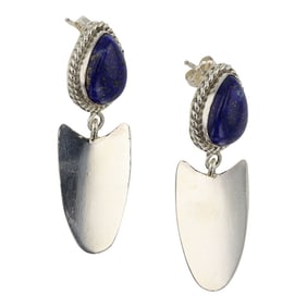 Ella Linkin Navajo Lapis Earrings