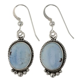 Arthur Platero Navajo Golden Hill Turquoise Earrings