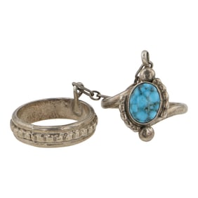 RB Navajo Kingman Turquoise Ring