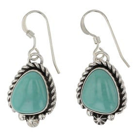 Navajo Nevada Turquoise Earrings