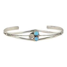 Navajo Kingman Turquoise Bracelet