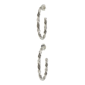 Navajo Twisted Wire Hoop Earrings