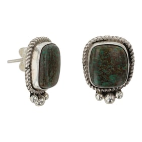 Navajo Nevada Turquoise Earrings