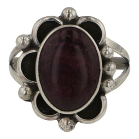 Navajo Purple Spiny Oyster Ring