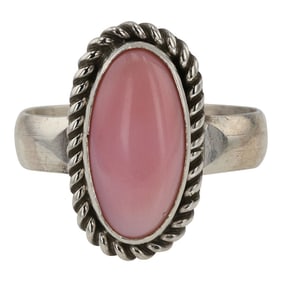 Navajo Pink Conch Ring