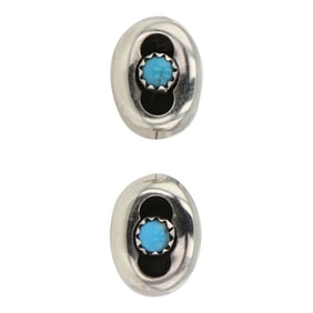 Navajo Kingman Turquoise Earrings