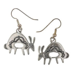 Navajo Plain Silver Earrings
