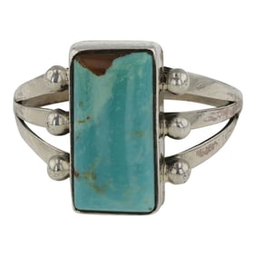 RB Navajo Menassa Turquoise Ring
