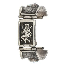 Vintage Navajo Ithaca Peak Turquoise Watch Bracelet