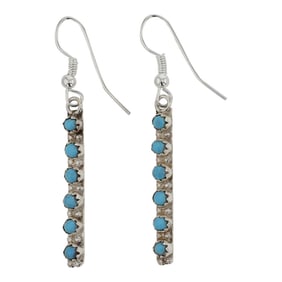 Zuni Kingman Turquoise Earrings