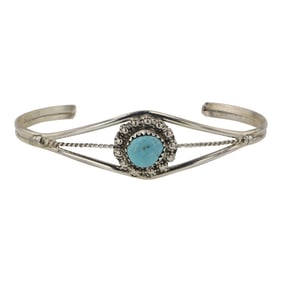 Navajo Kingman Turquoise Bracelet