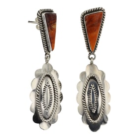 Carol Wylie Spiny Oyster Earrings