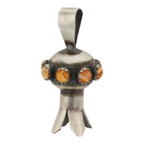 Navajo Spiny Oyster Blossom Pendant