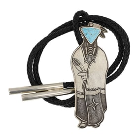 Monty Claw Award Winning Candelaria Turquoise Bolo Tie
