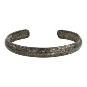 Vintage Navajo Sterling Silver Cuff Bracelet
