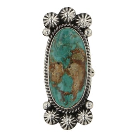 Mary Ellen Peace Sioux Tribe Royston Turquoise Ring