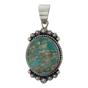 Daniel Benally Navajo Royston Turquoise Pendant