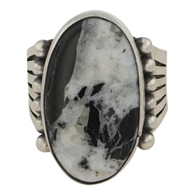 Paul Livingston White Buffalo Ring