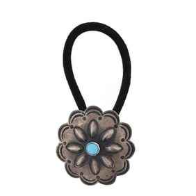 Navajo Kingman Turquoise Hair Tie
