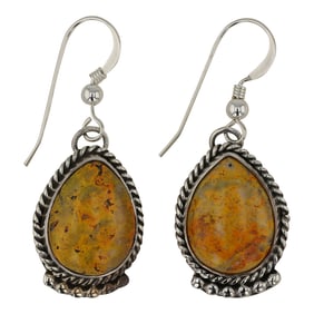 Navajo Bumble Bee Jasper Earrings