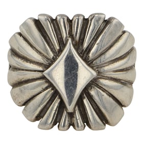Thomas Jim Navajo Plain Silver Ring