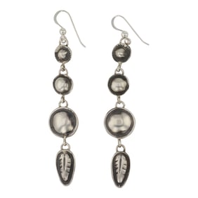 Dakotah Willie Navajo Bump out Silver Earrings