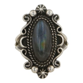Elgin Tom Navajo Agate Ring