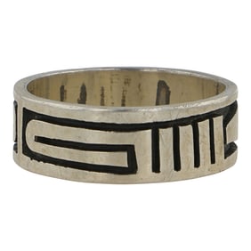 Vintage Navajo Plain Silver Ring
