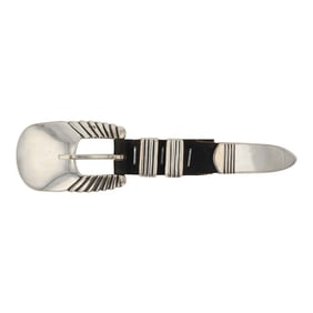 Cippi Crazy Horse Cochiti Artist Sterling Silver Ranger Buckle