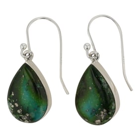 Navajo Sonoran Gold Turquoise Earrings