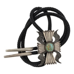 Teddy Draper Carico Lake Turquoise Bolo Tie