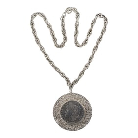 Vintage Morgan Dollar Necklace
