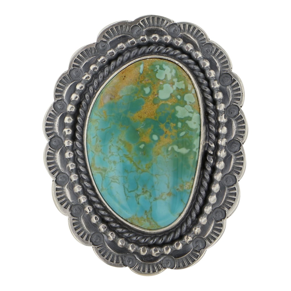 Mary Ellen Sioux Tribe Nevada Turquoise Ring (1 of 3)