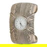 Navajo Sterling Silver Stamp-Work Watch Cuff Bracelet
