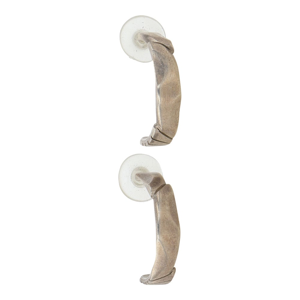 Gertrude Zachary Southwest Shop Plain Silver Hoop Earrings (1 of 2)