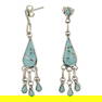 Zuni Turquoise Inlay Earrings