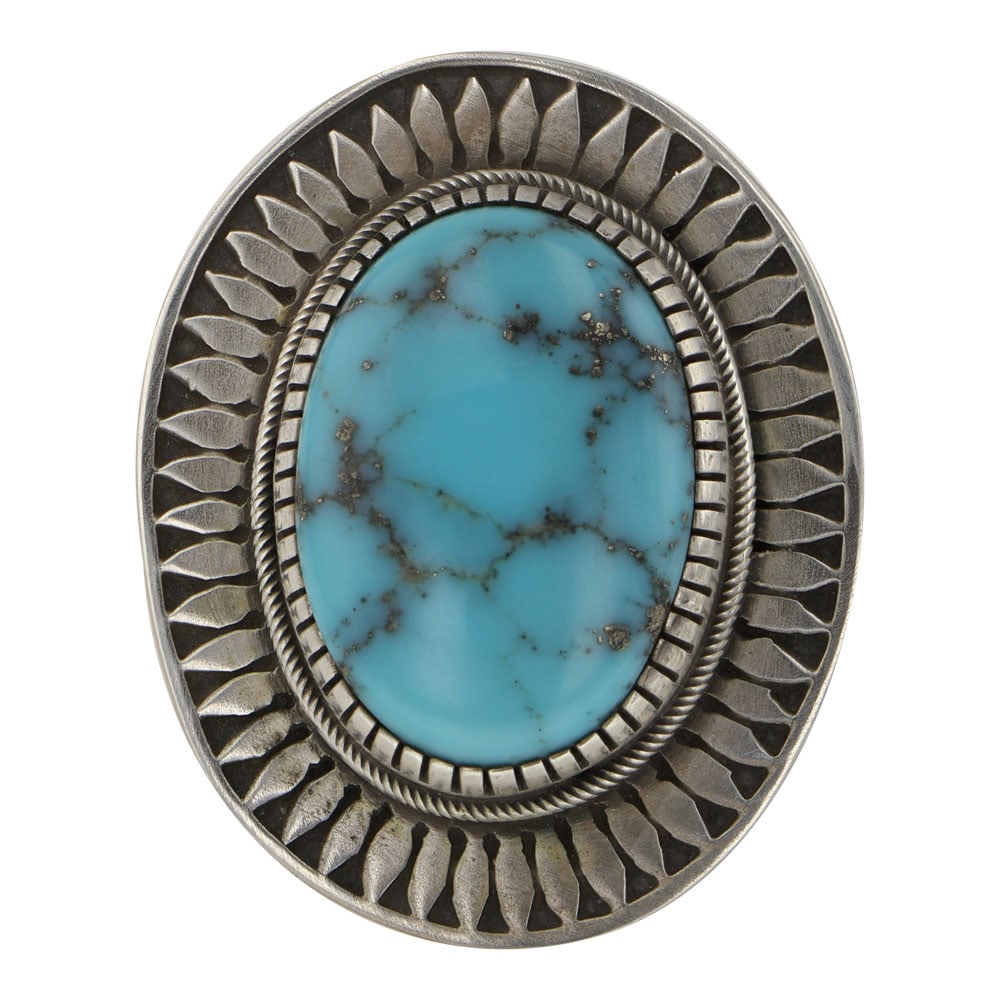 Lorenzo Juan Navajo Compitos Turquoise Ring (1 of 3)