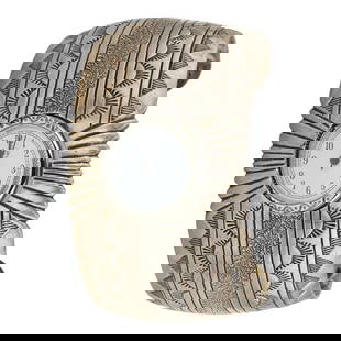 Navajo Plain Silver Stamp Work Watch Cuff Bracelet: Sterling Silver | | Navajo Plain Silver Stamp Work Watch Cuff Bracelet | Navajo Native American Southwest Indian Jewelry | Good (no breaks or damages) | Approximate Weight: 50 Grams | Bracelet: 5.75"
