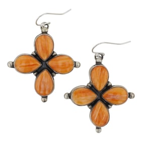 Kathleen Livingston Navajo Spiny Oyster Earrings