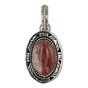 Randy Billy Navajo Rhodochrosite Pendant